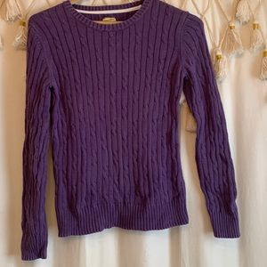GH Bass & Co heritage collection by Bass purple sweater